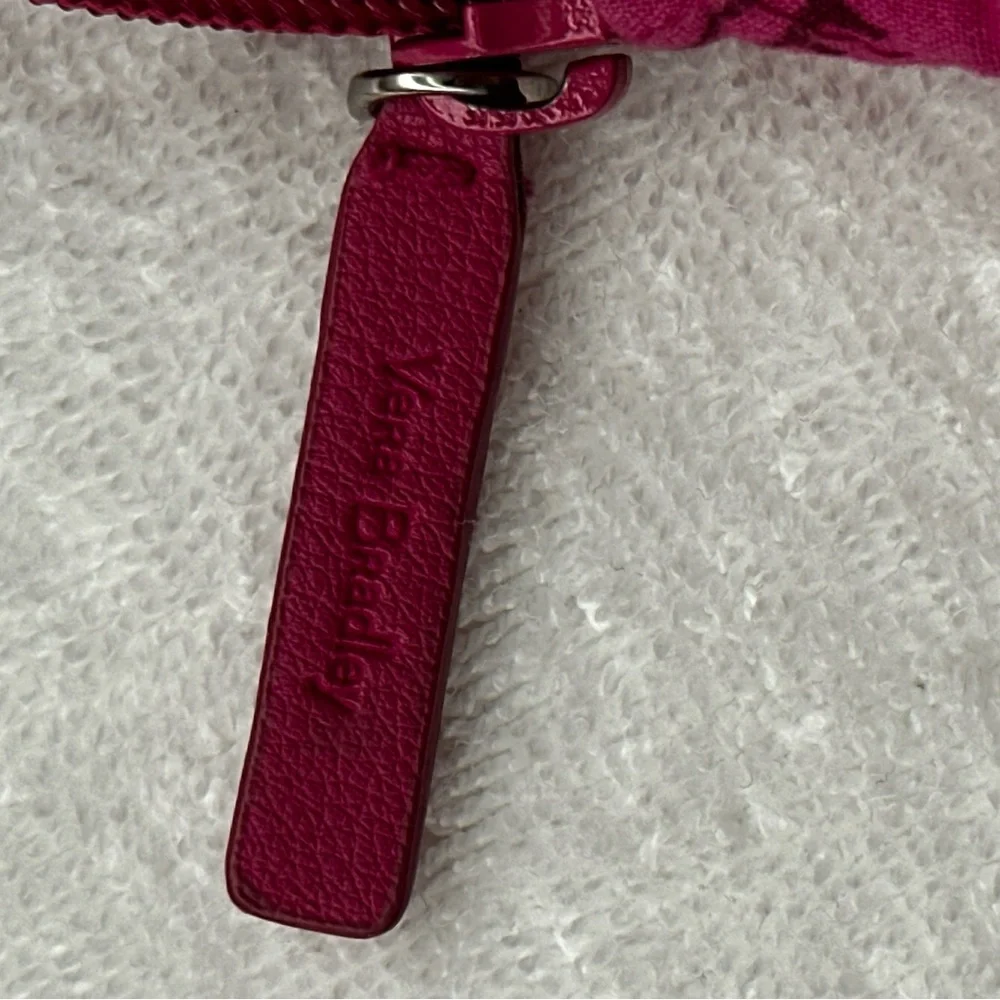 Vera Bradley Laptop Sleeve Padded Case Cover Bag PINK Stamped Paisley